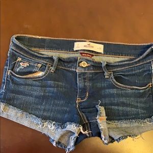 Hollister stretch jean shorts